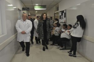 PCIA BS AS VIDAL RECORRIÓ CUATRO CENTROS DE SALUD