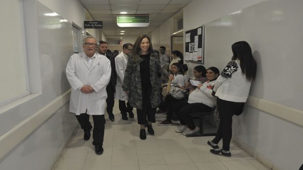PCIA BS AS VIDAL RECORRIÓ CUATRO CENTROS DE SALUD