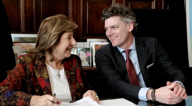 Pcia Nicolás Scioli y María del Carmen Falbo