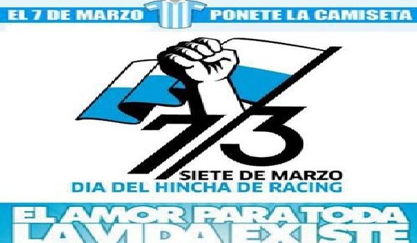Racing dia del hincha