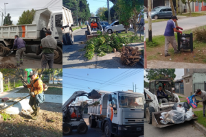 Se intensifican las tareas de limpieza en los barrios de Berazategui