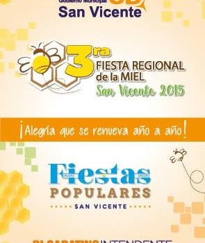 afiche fiesta miel