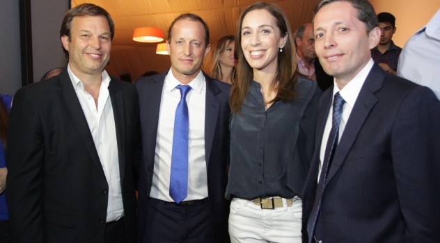 ee GRAY,INSAURRALDE.CASCALLARES JUNTO A LA GOBERNADORA MARIA EUGENIA VIDAL