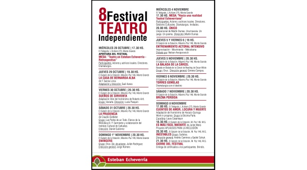 ee programa de teatro NUEVO