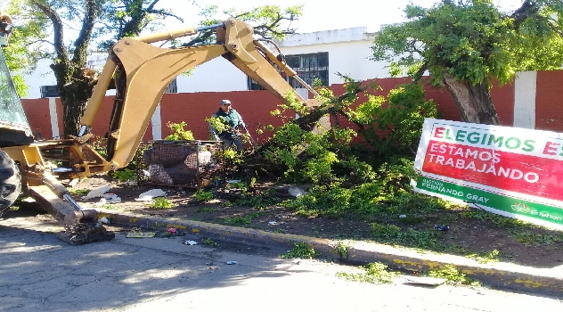 ee trabajando tormenta