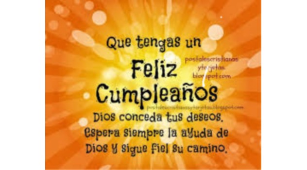 feliz cumple