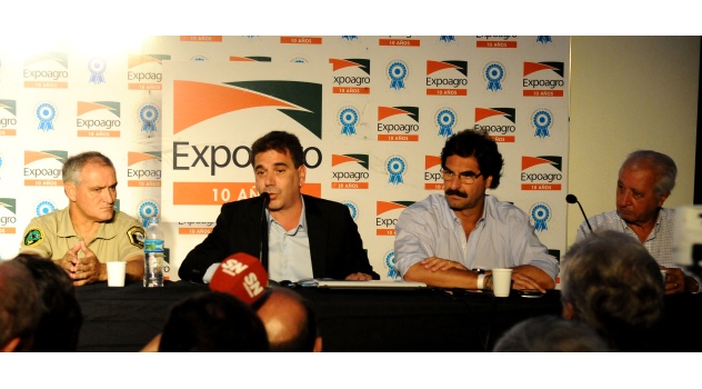 ms Ritondo Expoagro-Leonardo Sarquis, Jose Quarleri y Hernandez Vieira