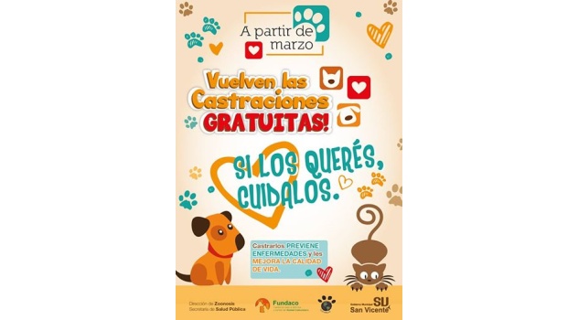 s.v castraciones mascotas
