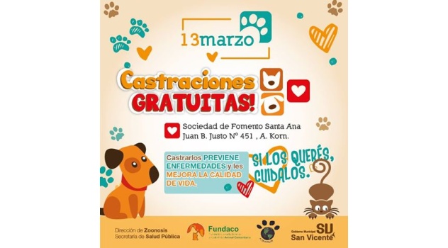sv castraciones gratuitas