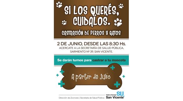 sv castración de mascotas